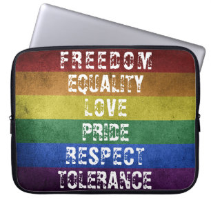 Housse Pour Ordinateur Portable LGBT Pride Moderne Arc-en-ciel