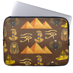 Housse Pour Ordinateur Portable L'héritage de Pharaon : Motifs égyptiens antiques