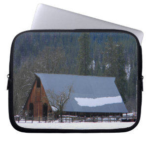 Housse Pour Ordinateur Portable L'hiver en montagne.....