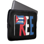 Housse Pour Ordinateur Portable Libérer Cuba (Devant droit)