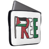 Housse Pour Ordinateur Portable Libérer la Palestine (Devant droit)