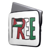 Housse Pour Ordinateur Portable Libérer la Palestine (devant gauche)