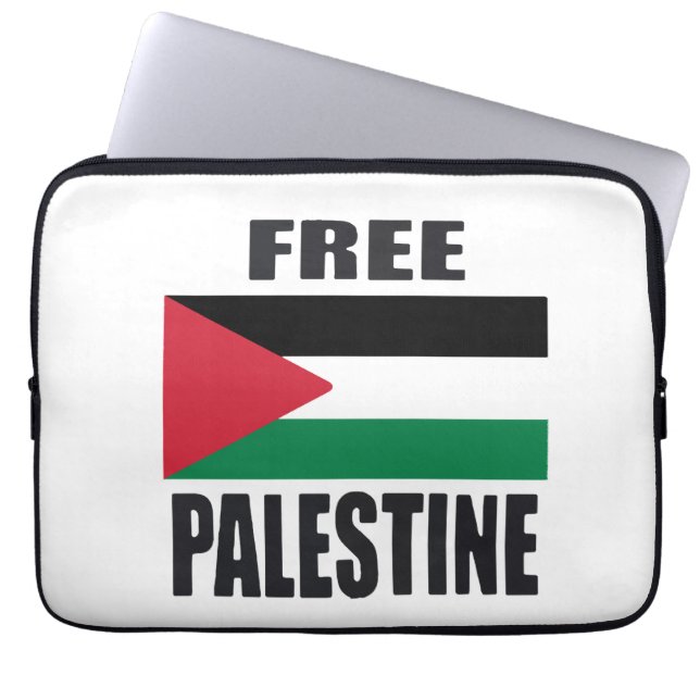Housse Pour Ordinateur Portable Libérez la Palestine (Devant)