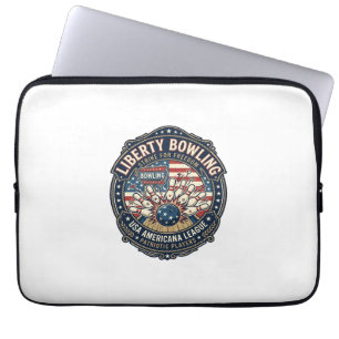 Housse Pour Ordinateur Portable Liberty Bowling Patriotique Bowling Patriotique Vi