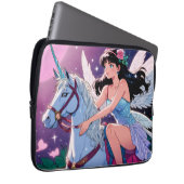 Housse Pour Ordinateur Portable Licorne Anime  (Devant droit)