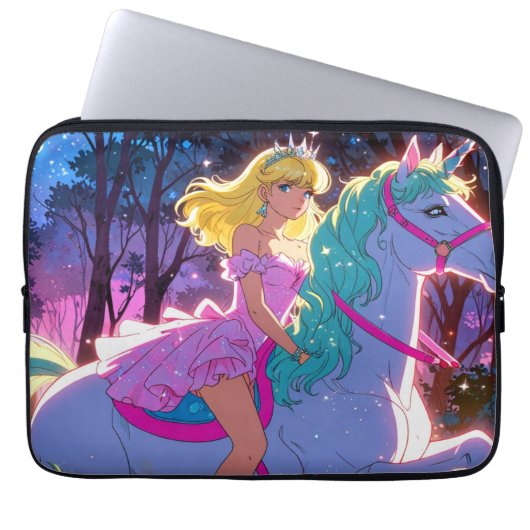 Housse Pour Ordinateur Portable Licorne Anime (Devant)