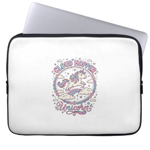 Housse Pour Ordinateur Portable Licorne Cloud Hopper Licorne Ludique Cadeau Mignon