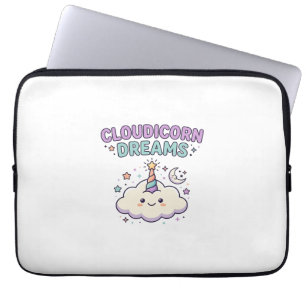 Housse Pour Ordinateur Portable Licorne Cloudicorn Rêves Tendance Graphique Tee De