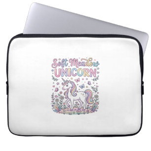 Housse Pour Ordinateur Portable Licorne Douce Prairie Licorne Adorable Conception