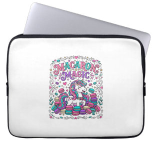 Housse Pour Ordinateur Portable Licorne Macaron Magie Coloré Marché Artwork