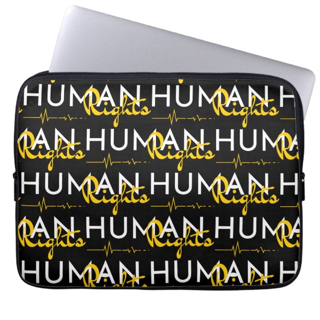 Housse Pour Ordinateur Portable Lifeline to Human Rights (Devant)