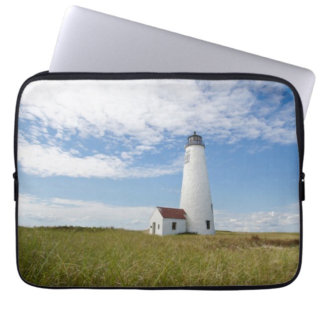 Housse Pour Ordinateur Portable Lighthouses | Lighthouse Massachusetts (Devant)