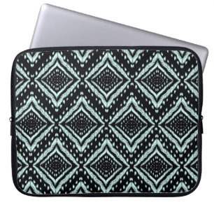 Housse Pour Ordinateur Portable Ligne Abstraite, Belle, motif sans soudure Ikat, B