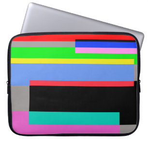 Housse Pour Ordinateur Portable Lignes colorées
