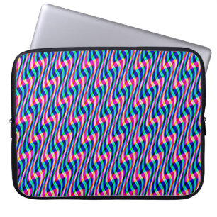 Housse Pour Ordinateur Portable Lignes de torsion.....