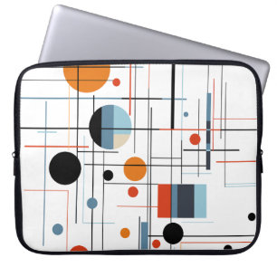 Housse Pour Ordinateur Portable Lignes minimalistes modernes géométriques abstrait