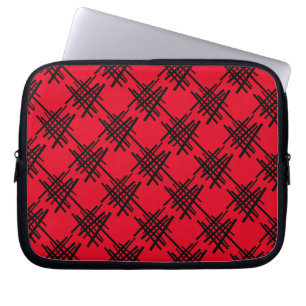 Housse Pour Ordinateur Portable Lignes Rétro
