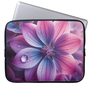 Housse Pour Ordinateur Portable Lilac Floral rose et violet