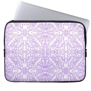 Housse Pour Ordinateur Portable Lilas de la Nébuleuse Mystique