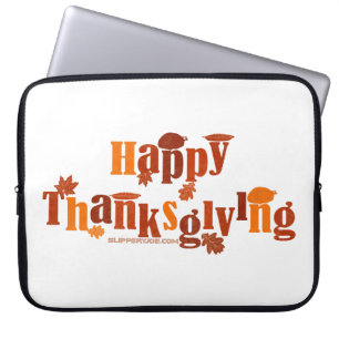 Housse Pour Ordinateur Portable L'illustration festive et lumineuse de Thanksgivin