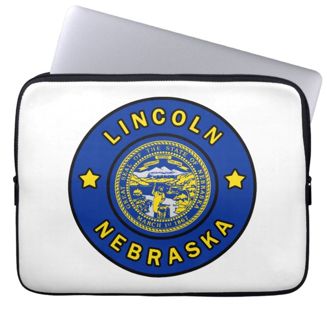 Housse Pour Ordinateur Portable Lincoln Nebraska (Devant)