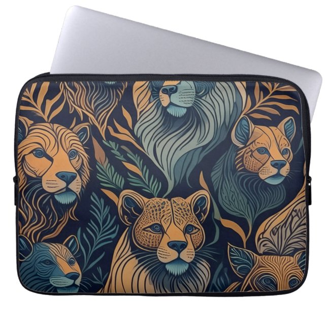 Housse Pour Ordinateur Portable Lion (Devant)
