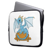 Housse Pour Ordinateur Portable Little Blue Dragon (devant gauche)