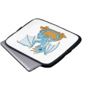 Housse Pour Ordinateur Portable Little Blue Dragon (Devant bas)