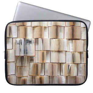Housse Pour Ordinateur Portable Livre de livres muraux mur décoratif