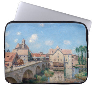 Housse Pour Ordinateur Portable L'œuvre d'art d'Alfred Sisley - Le Pont de Moret