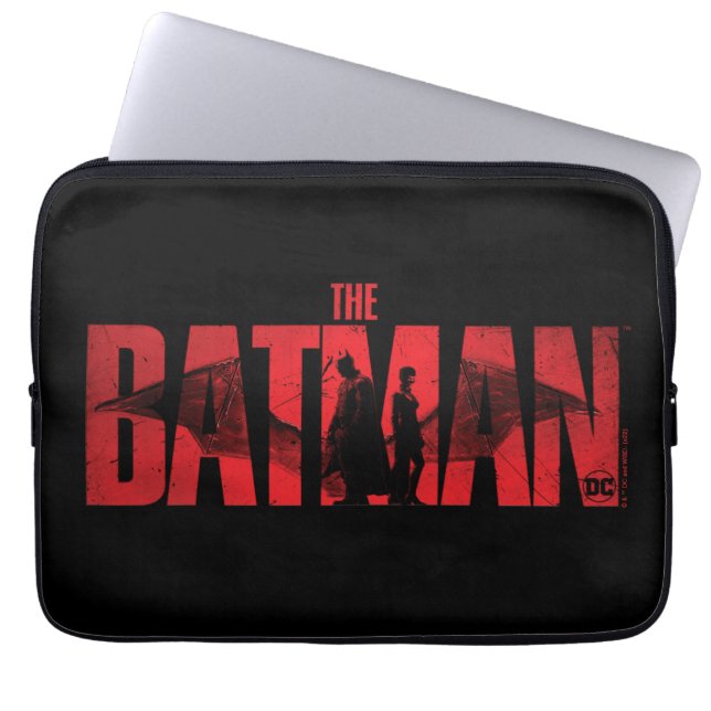 Housse Pour Ordinateur Portable Logo Batman & Catwoman (Devant)