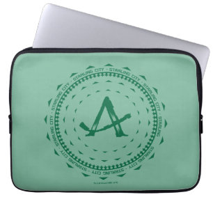 Housse Pour Ordinateur Portable Logo de flèche de ville d'étourneau de la flèch