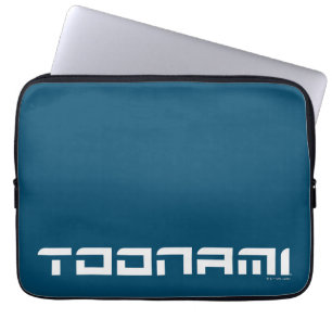 Housse Pour Ordinateur Portable Logo de police futuriste Toonami