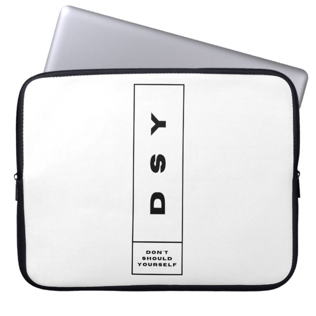 HOUSSE POUR ORDINATEUR PORTABLE LOGO DSY UN (Devant)
