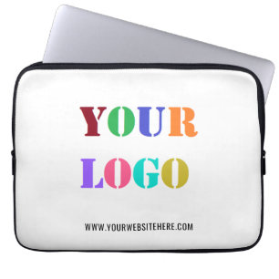 Housse Pour Ordinateur Portable Logo Entreprise Personnalisé Texte Portable Entrep