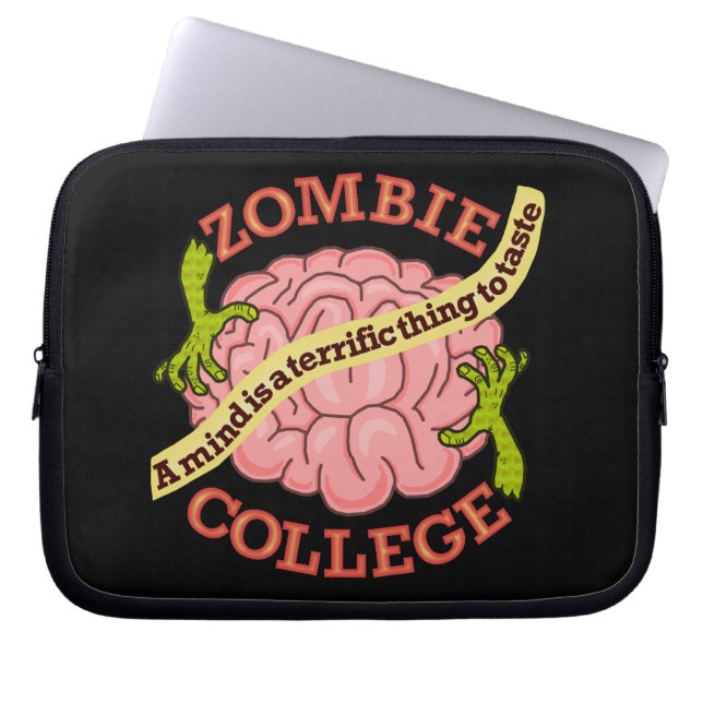Housse Pour Ordinateur Portable Logo Funny Zombie College (Devant)