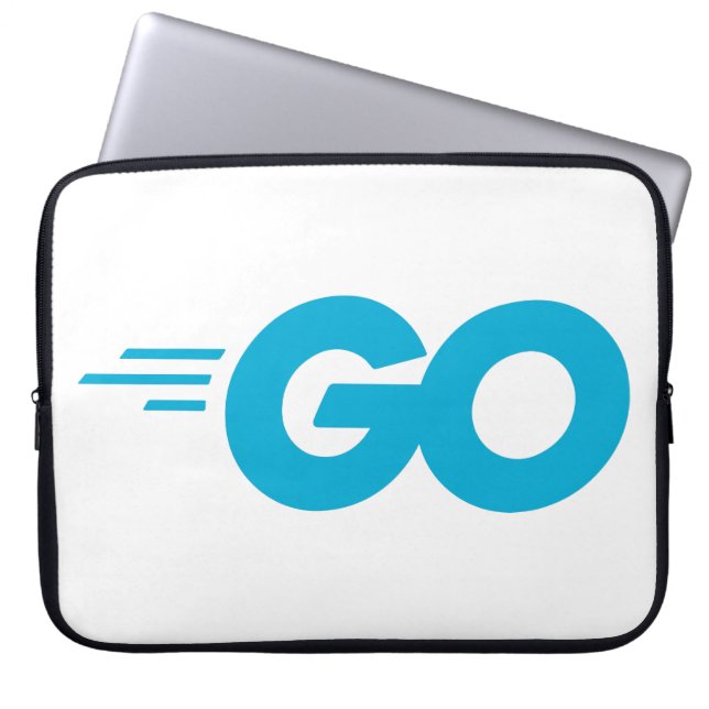 Housse Pour Ordinateur Portable Logo Golang (langage de programmation Go) (Devant)