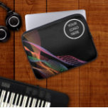 Housse Pour Ordinateur Portable Logo noir élégant coloré ondulé<br><div class="desc">Une pochette d'ordinateur portable noire sophistiquée et élégante, conçue avec des vagues élégantes et colorées, et dotée d'un logo d'entreprise. Cette pochette protectrice offre un mélange parfait d'esthétique et de fonctionnalité. Son extérieur noir élégant est accentué par des vagues vibrantes et colorées, créant un design visuellement attrayant. L'ajout d'un logo...</div>