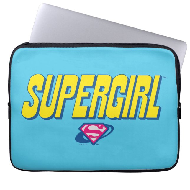 Housse Pour Ordinateur Portable Logo Pop Supergirl (Devant)