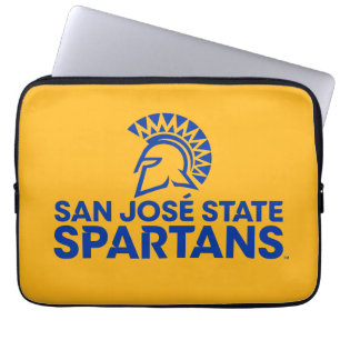 Housse Pour Ordinateur Portable Logo Wordmark de Spartans d'état de San Jose
