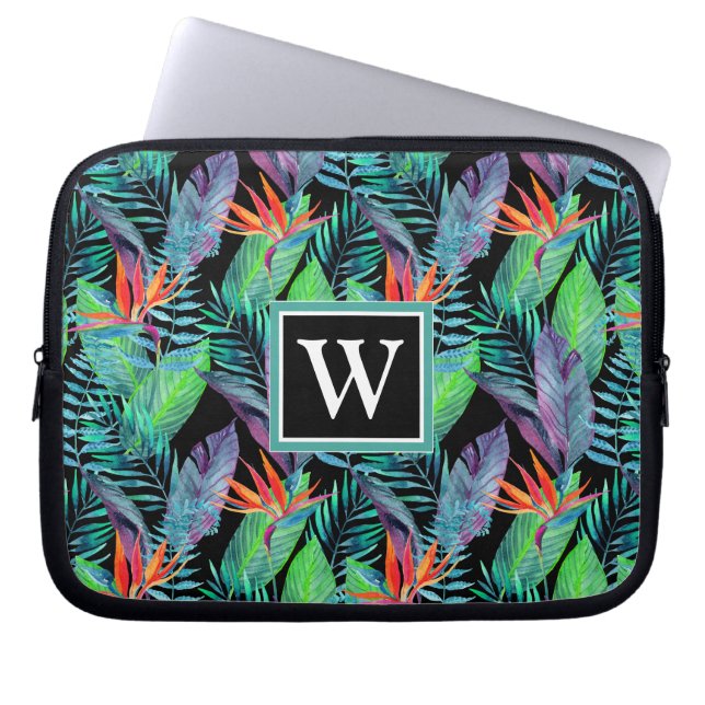 Housse Pour Ordinateur Portable L'oiseau d'aquarelle du paradis | ajoutent votre (Devant)