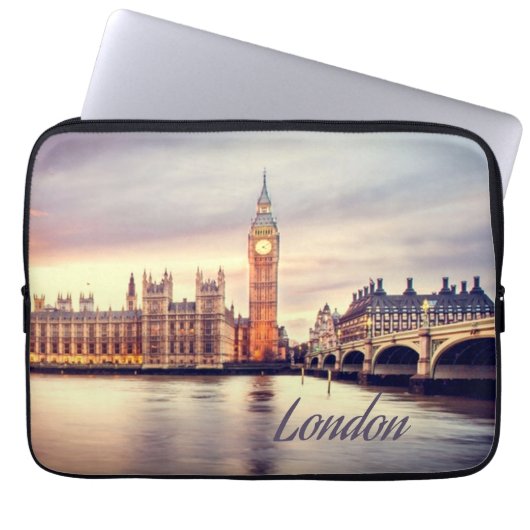 Housse Pour Ordinateur Portable Londres Angleterre Big Ben (Devant)