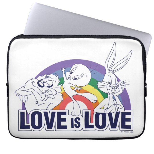 Housse Pour Ordinateur Portable LOONEY TUNES™ - L'amour c'est l'amour (Devant)