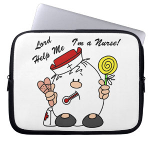 Housse Pour Ordinateur Portable Lord Aidez-moi Je suis infirmière