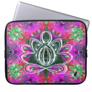 Housse Pour Ordinateur Portable Lotus Zen Céleste