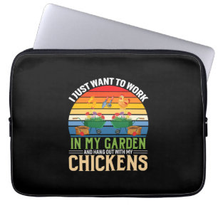Housse Pour Ordinateur Portable Louvain de poulet Et Passe-Toi Avec Mes Poulets