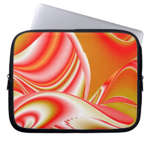 Housse Pour Ordinateur Portable Love and Gold Abstrait 3D Rainbowart
