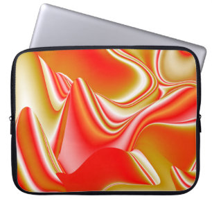 Housse Pour Ordinateur Portable Love and Gold Abstrait 3D Rainbowart