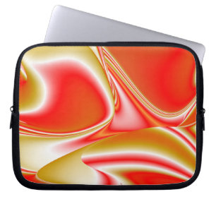 Housse Pour Ordinateur Portable Love and Gold Abstrait 3D Rainbowart