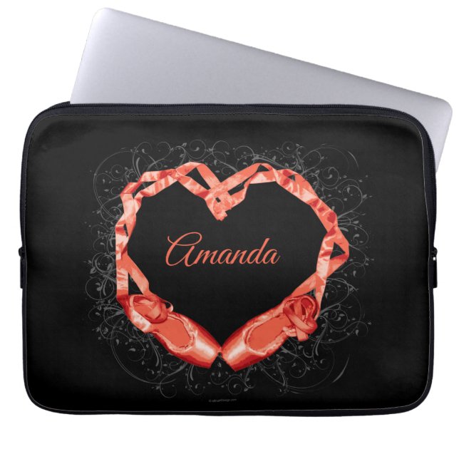 Housse Pour Ordinateur Portable Love Ballet (Personnalisé) (Devant)